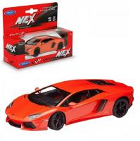 Welly Машинка Lamborghini Aventador Coupe 43643W-O оранжевый