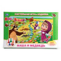 Умные игры. Настольная игра-ходилка Маша и Медведь /20