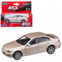 Welly Машинка BMW 330i 42364W-B бежевый