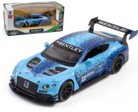Модель металлическая Bentley Continental GT3 1:32 инерционная свет, звук открываются двери и капот