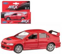 Welly Машинка Mitsubishi Lancer EVO VIII 42338W-R красный