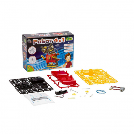 Французские опыты Науки с Буки Роботы 4 в 1